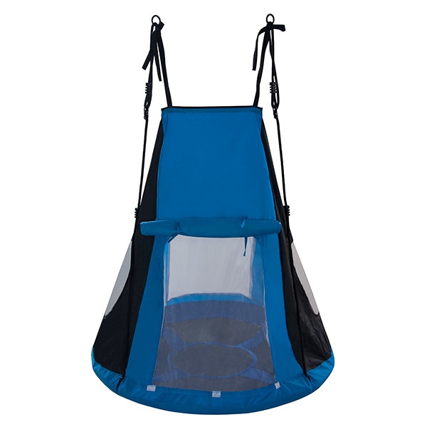 A képen: Fészekhinta sátorral 110 cm, kék látható